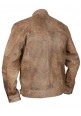 Men's Fashion Distressed Khaki Jacket
